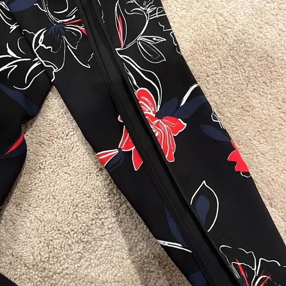 Halogen floral long sleeve A-line dress - Picture 4 of 9